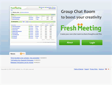 Tablet Screenshot of freshmeeting.com